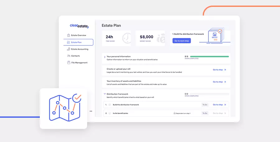 Clear Estate’s personalized estate planning software